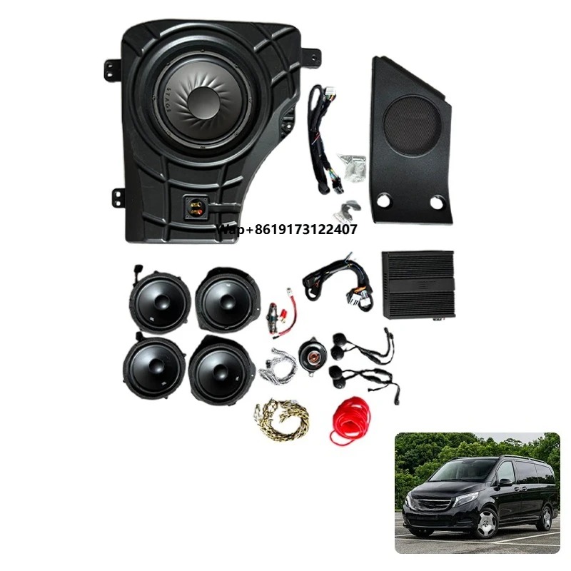 For  Vito V-Class, Full Car Audio Upgrade with 10 Speakers, Ultra-high Sound Quality, Luxury Upgrade Accessories